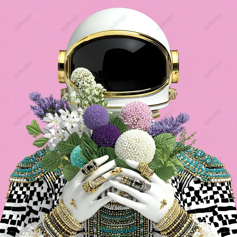 Maximalist Fashion Collage Art