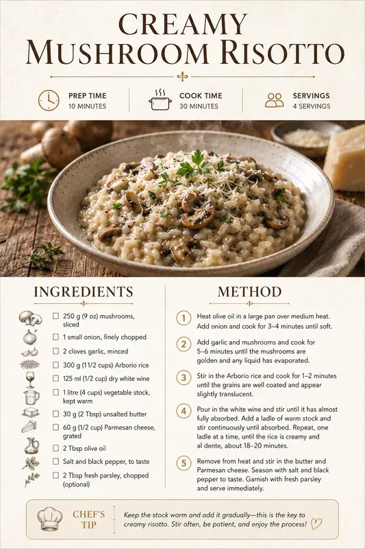 Recipe Infographic Poster Generator