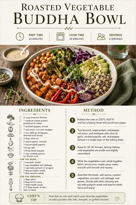 Recipe Infographic Poster Generator
