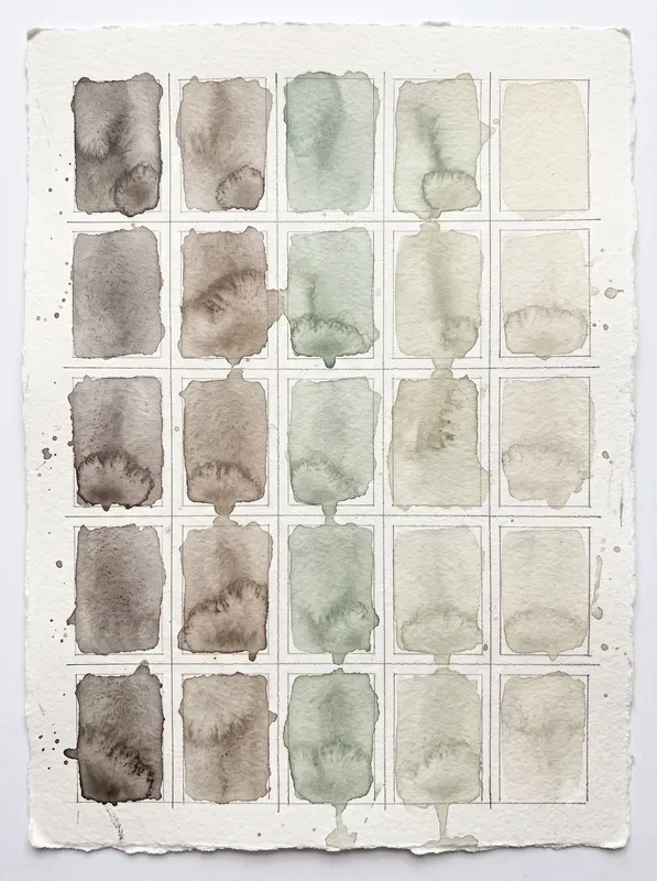 Watercolor Swatch Journal Papers