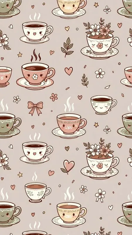 Pastel Coquette Cottagecore Patterns