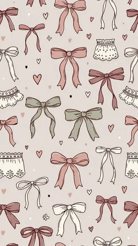 Pastel Coquette Cottagecore Patterns