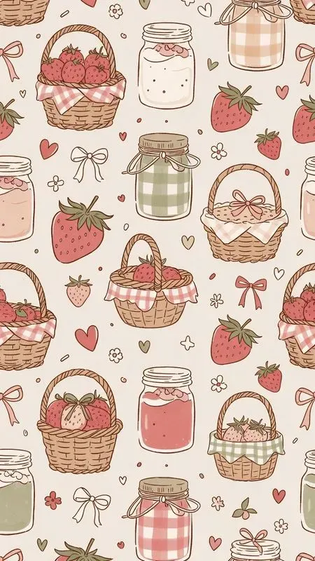 Pastel Coquette Cottagecore Patterns