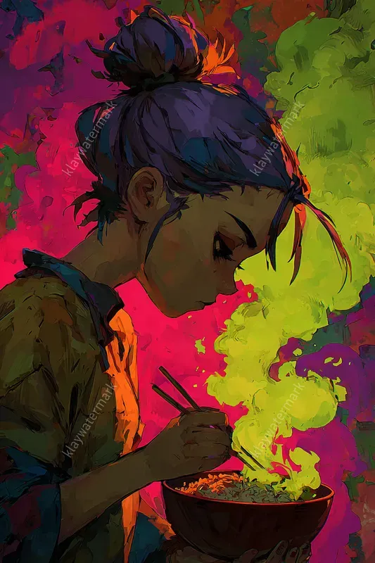 Toxic Psychedelic Comic Style