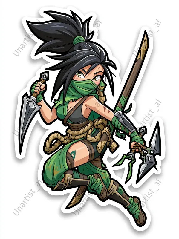 League Of Legends Champion Sticker Art