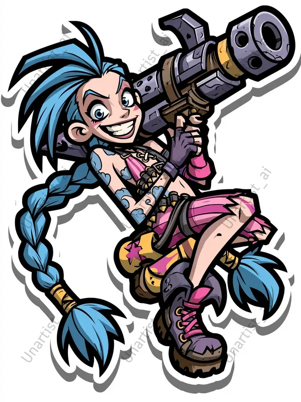 League Of Legends Champion Sticker Art