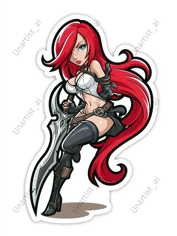 League Of Legends Champion Sticker Art