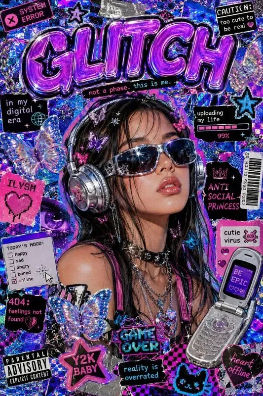 Y2k Teen Zine Chaotic Scrapbooks