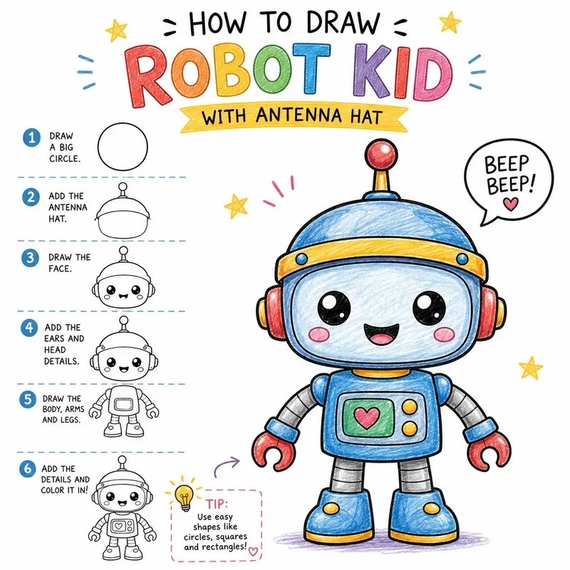 Cute Cartoon Character Drawings