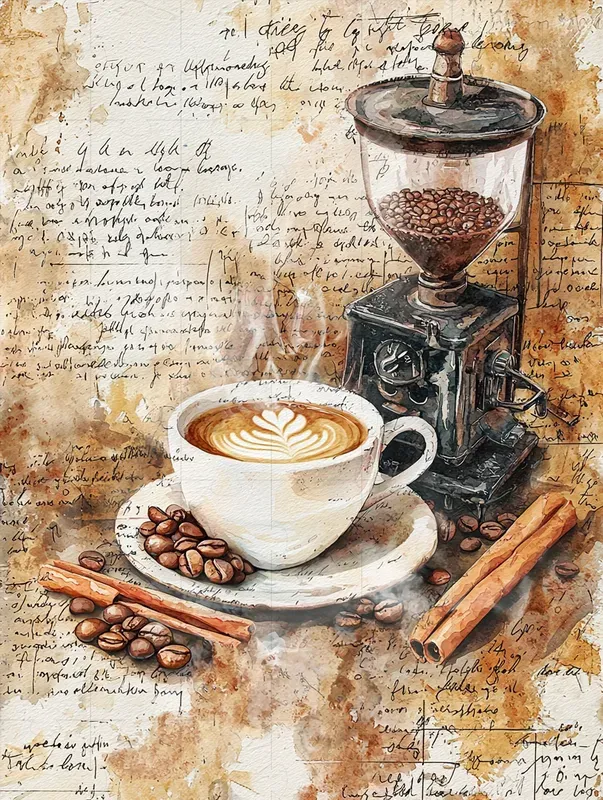 Coffee Time Junk Journal Pages