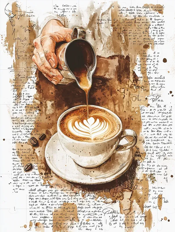 Coffee Time Junk Journal Pages