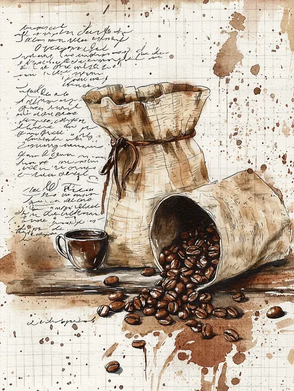 Coffee Time Junk Journal Pages
