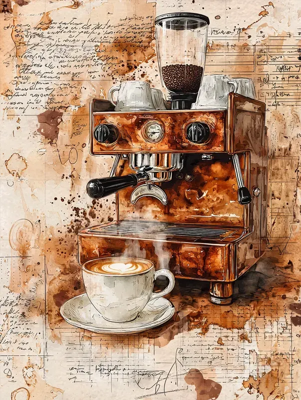 Coffee Time Junk Journal Pages