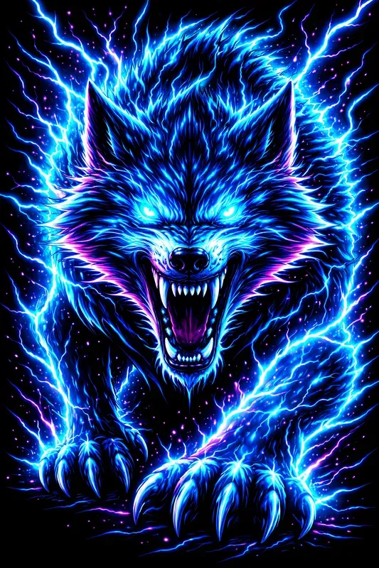 Ferocious Neon Animals Mastersets