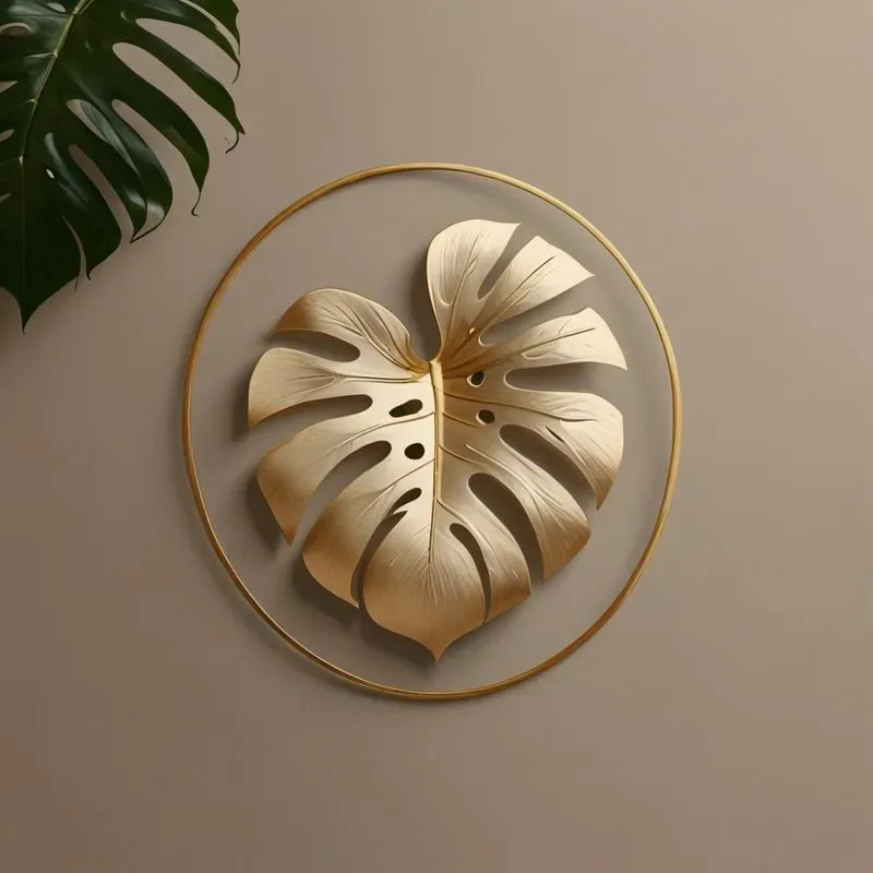 Luxury 3d Botanical Wall Sculpture Logos