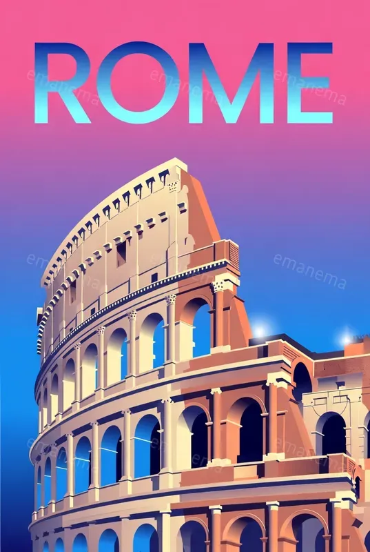 Retro Modern Travel Posters