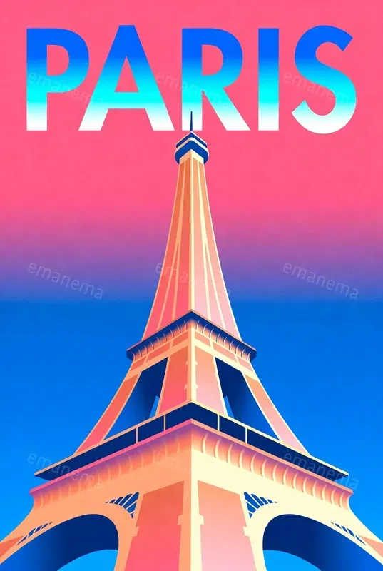 Retro Modern Travel Posters