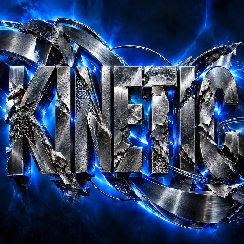 Tactile Metallic Editorial Typography