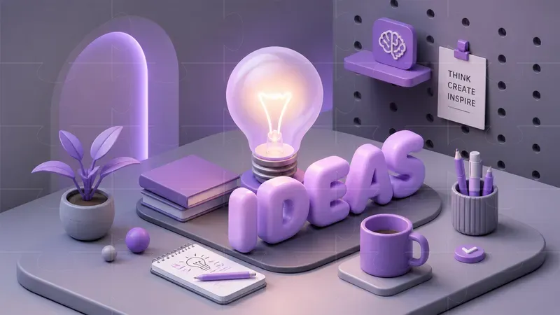 Clean 3D Minimalist Style Thumbnails