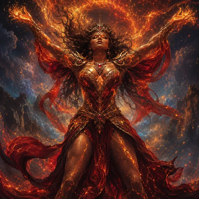 Elemental Deity Portrait Series