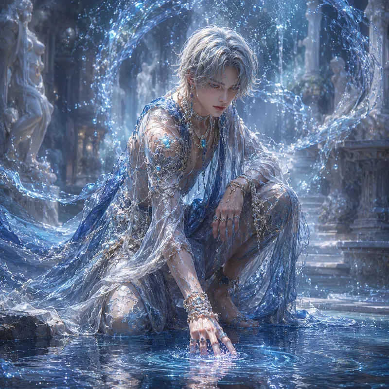 Elemental Deity Portrait Series