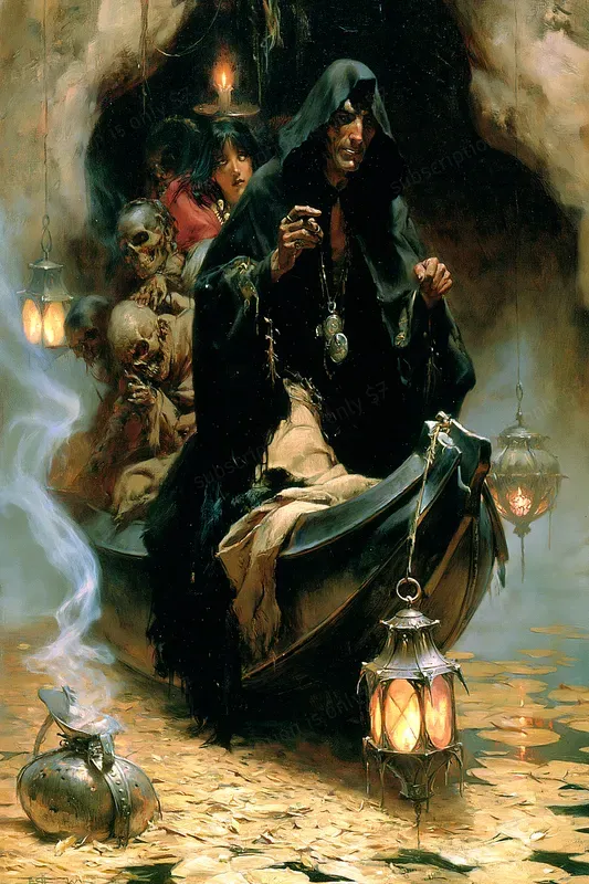 Gothic Oil Fantasy Realms