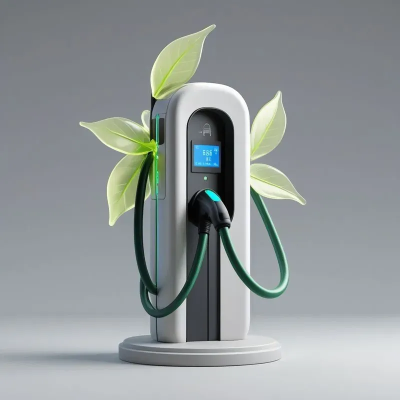 3D Eco Green Tech UI Icons