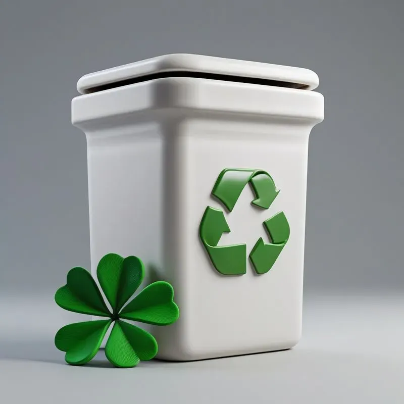 3D Eco Green Tech UI Icons