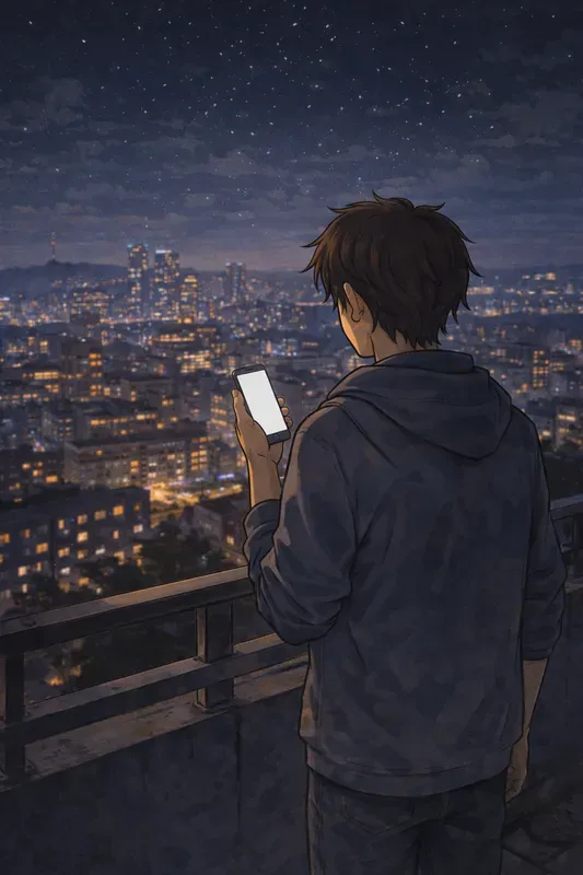 Cinematic Back View Story Illustrations