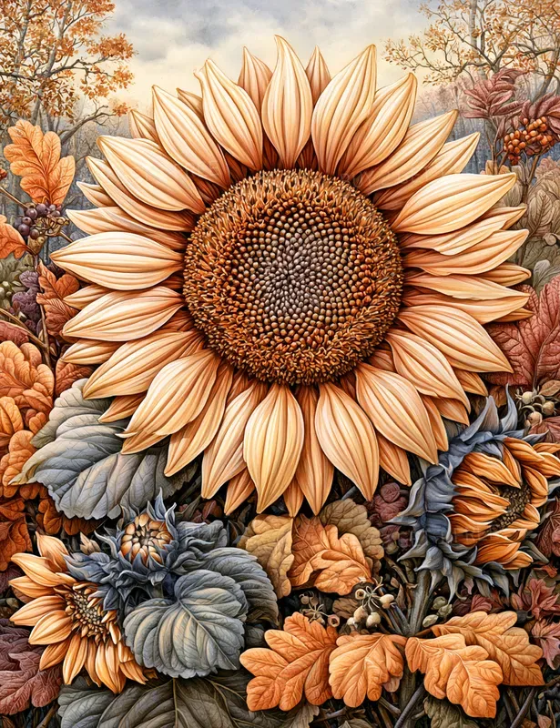 Quiet Autumn Junk Journal Pages