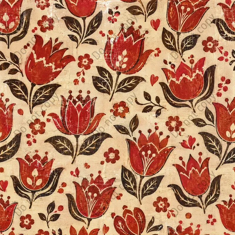 Vintage Oilcloth Seamless Tiles