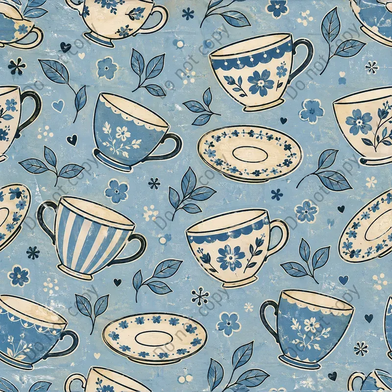 Vintage Oilcloth Seamless Tiles