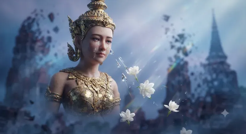 Surreal Thai Devata Flower Tears Concepts