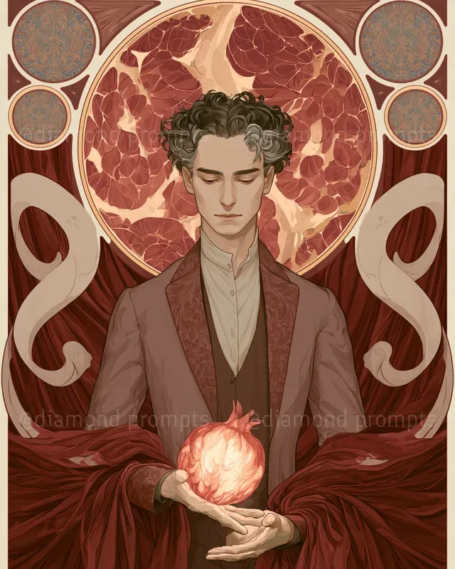 Decorative Symbolist Portraits