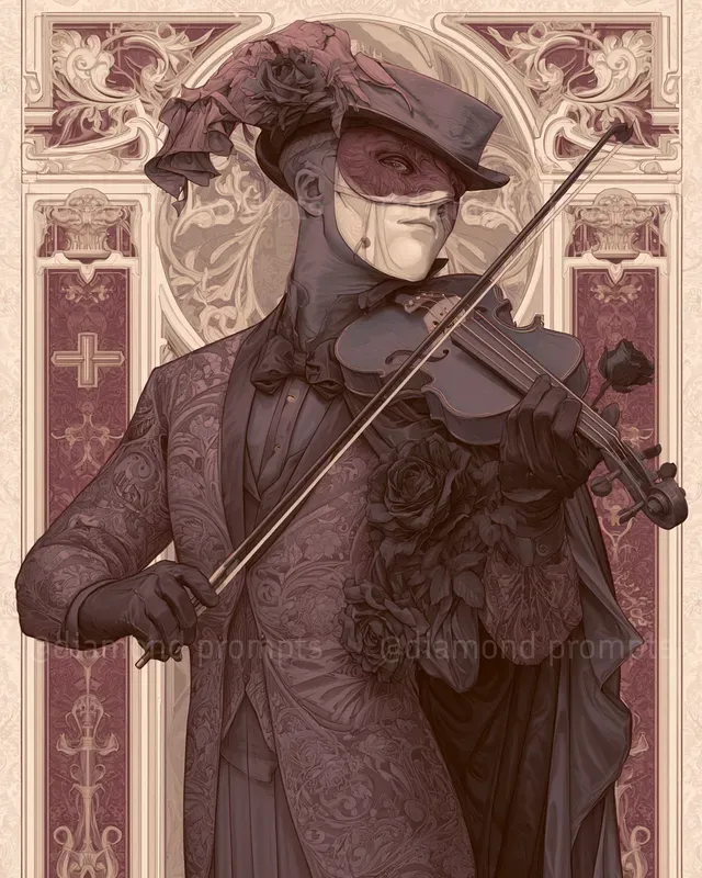Decorative Symbolist Portraits
