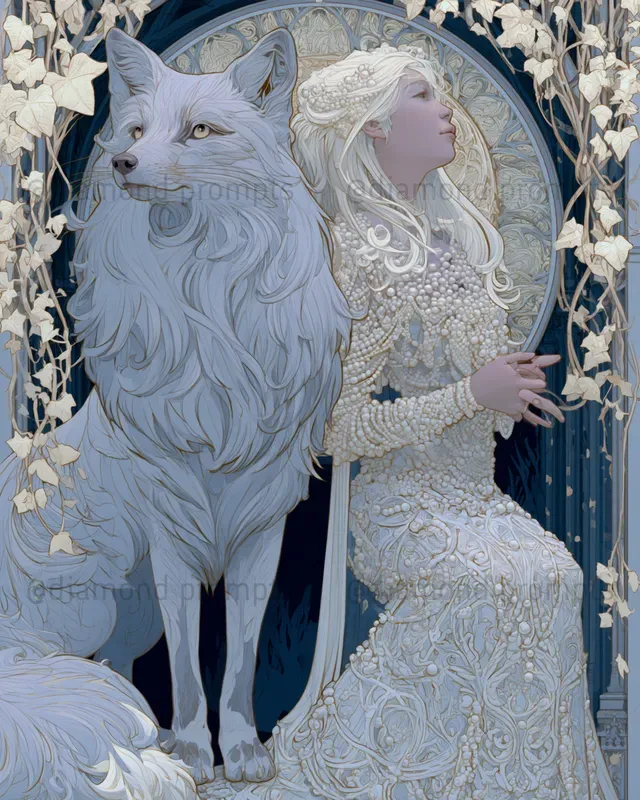 Decorative Symbolist Portraits