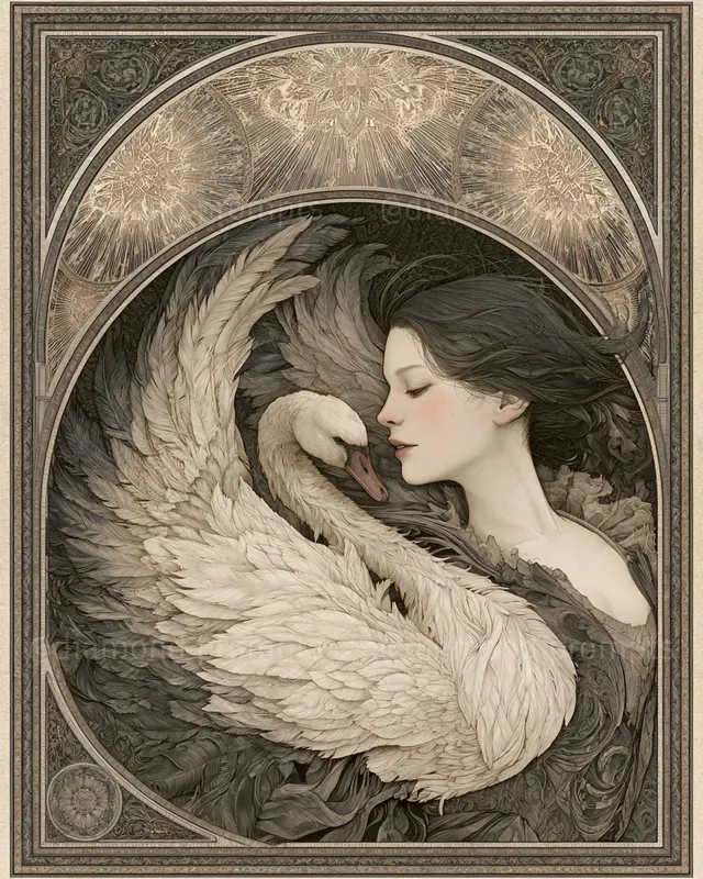 Decorative Symbolist Portraits
