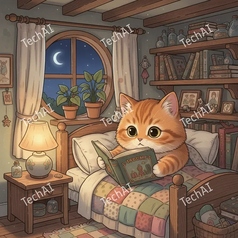 Whimsical Ghibli Style Digital Art