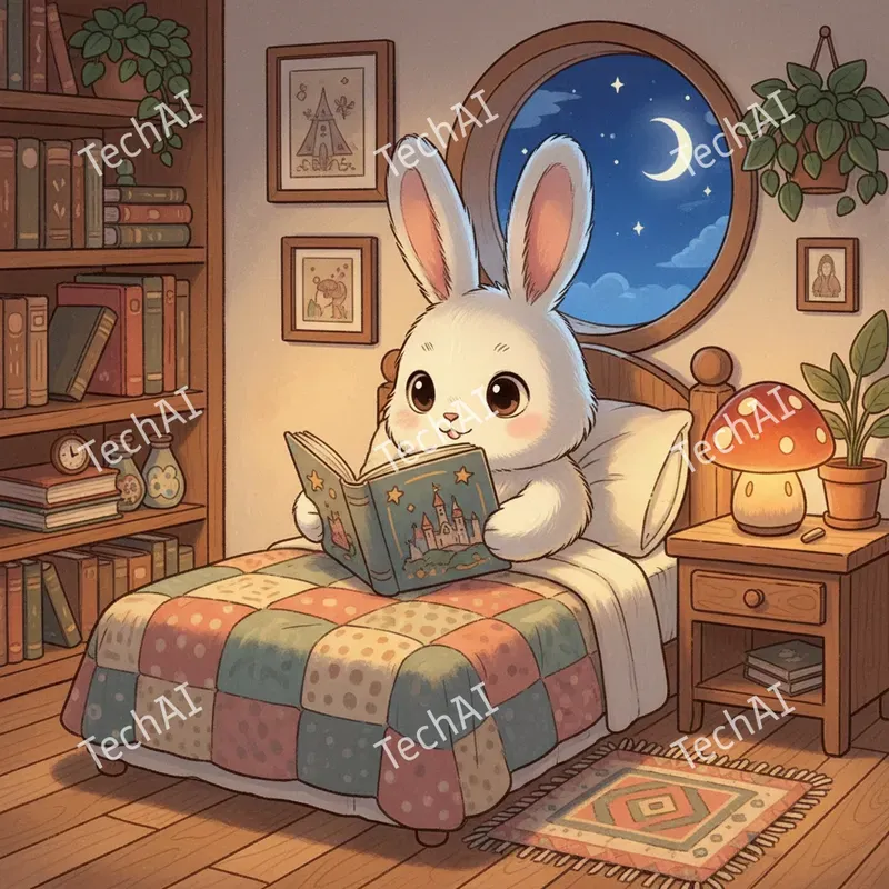 Whimsical Ghibli Style Digital Art