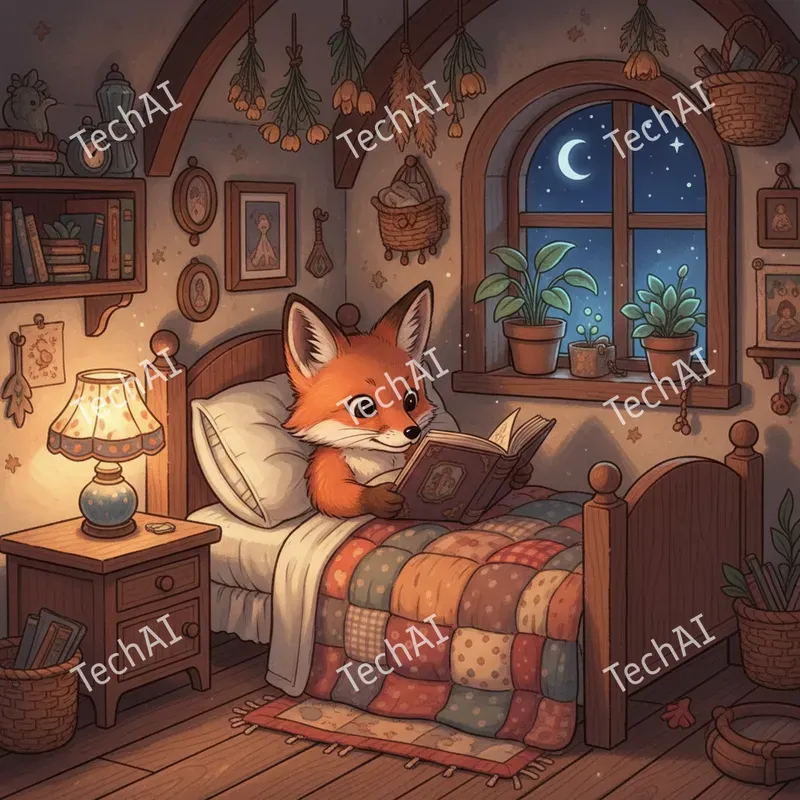 Whimsical Ghibli Style Digital Art
