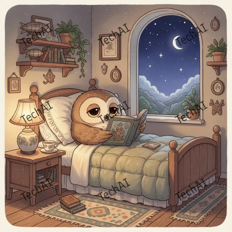 Whimsical Ghibli Style Digital Art