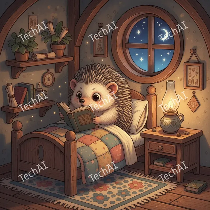 Whimsical Ghibli Style Digital Art