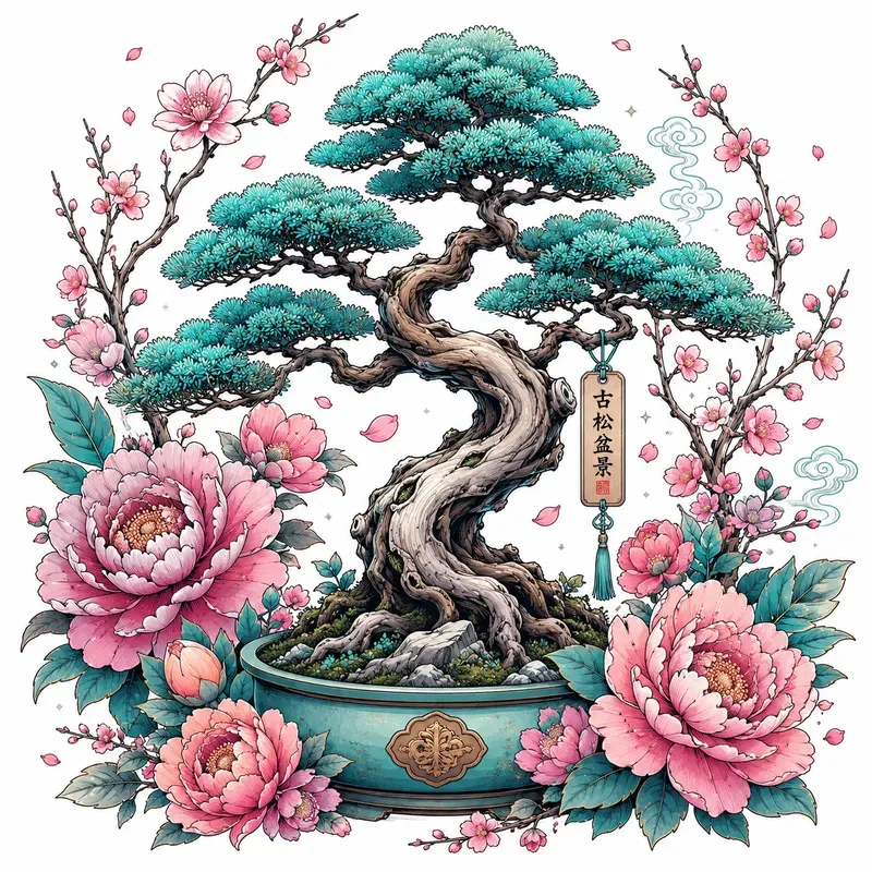 Botanical Character Art