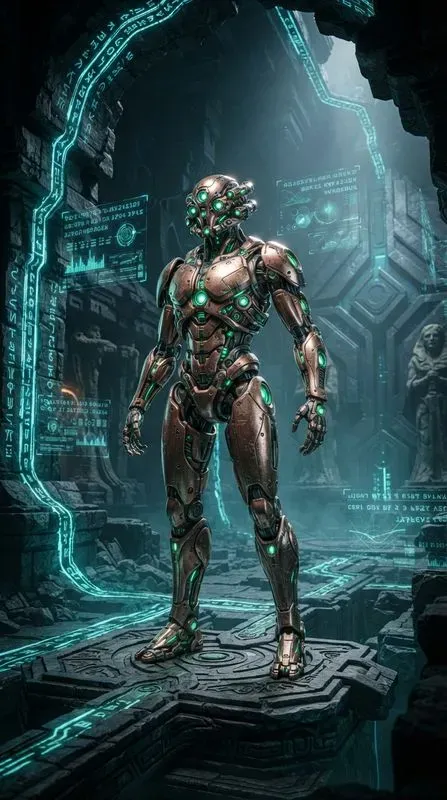 Futuristic Mecha Warriors