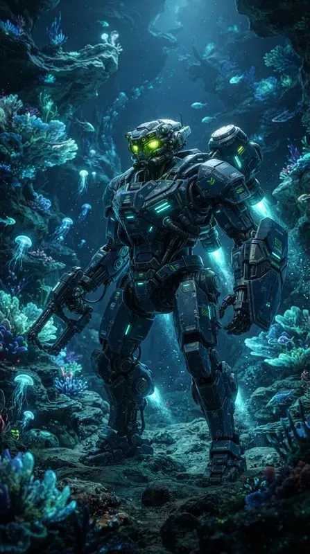 Futuristic Mecha Warriors
