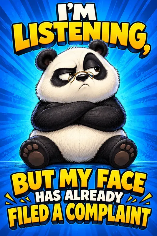 Funny Attitude Cartoon Quote Posters