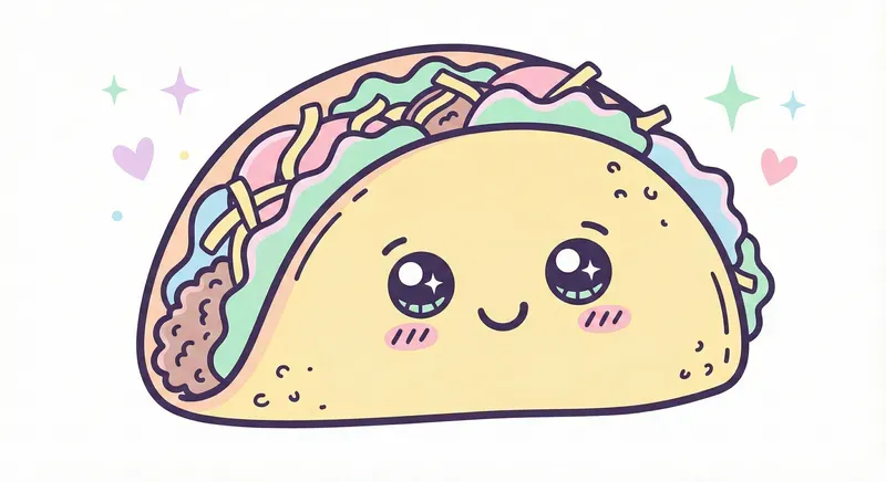 Cute Doodle Food Art Collections