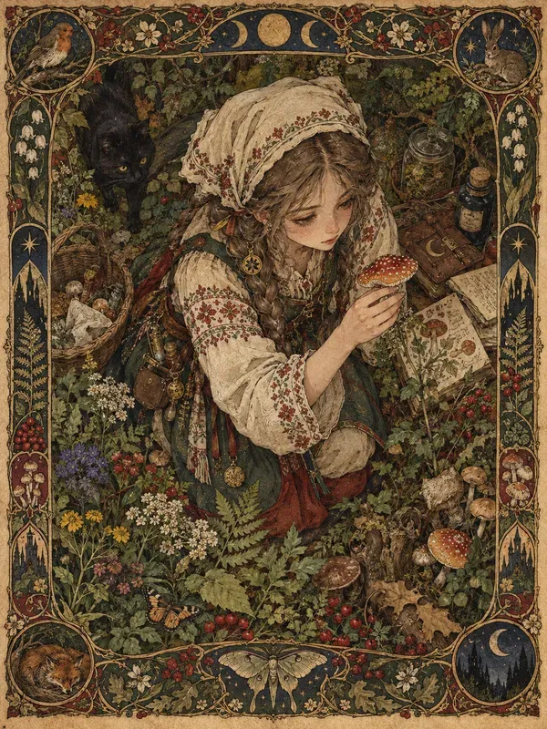 Vintage Dark Fantasy Storybooks