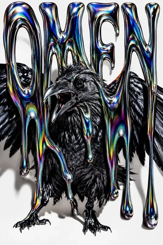 Liquid Metal Distortion Typographies