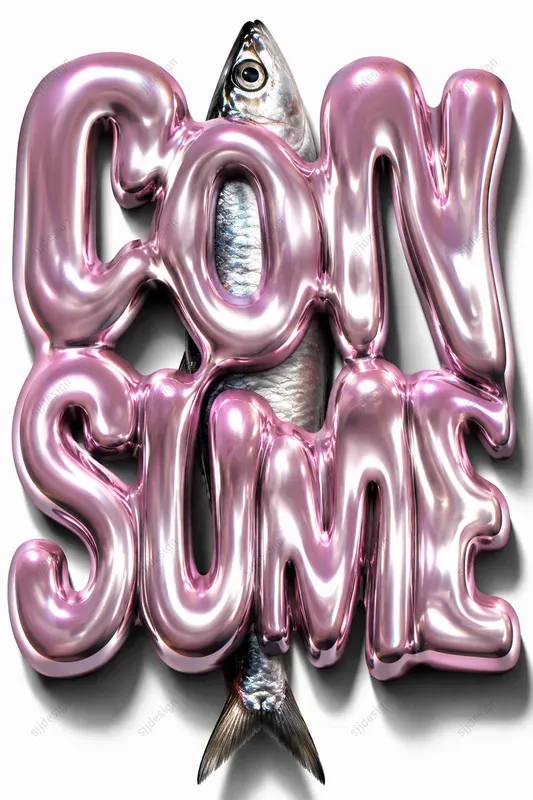 Liquid Metal Distortion Typographies